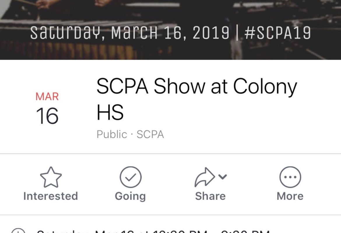 Event: SCPA – Colony HS